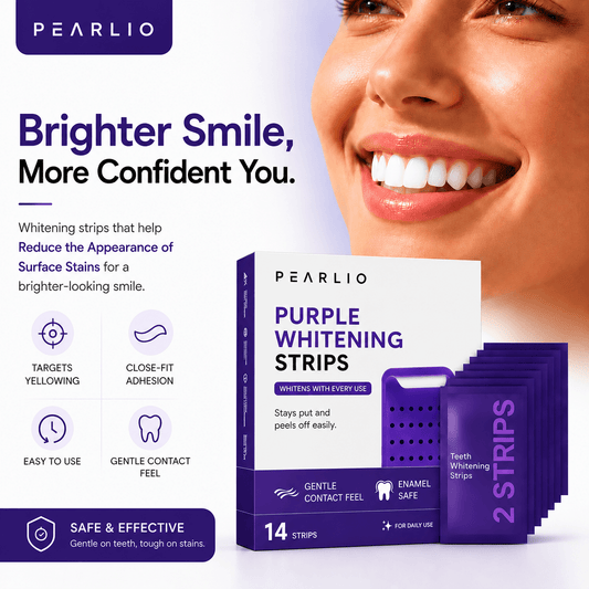 Pearlio Purple Whitening Strips
