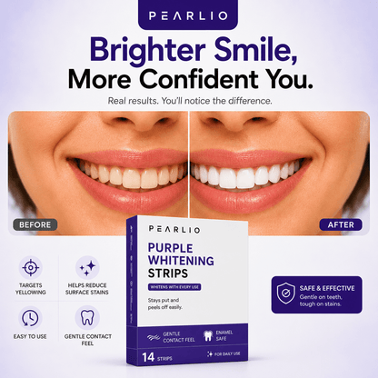 Pearlio Purple Whitening Strips