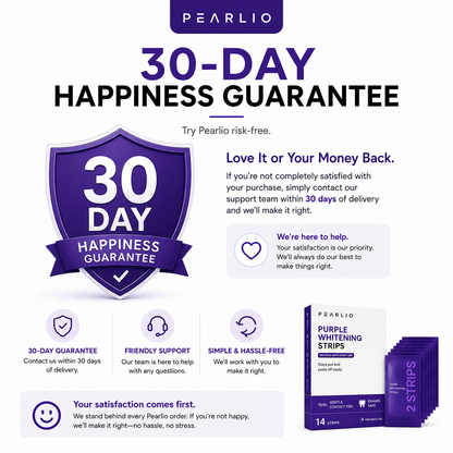 Pearlio Purple Whitening Strips
