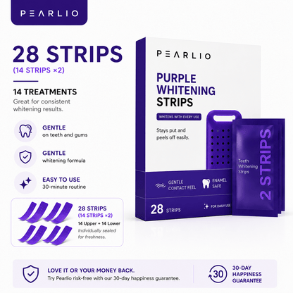 Pearlio Purple Whitening Strips