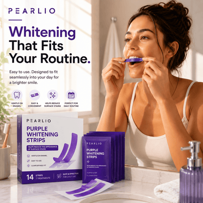 Pearlio Purple Whitening Strips