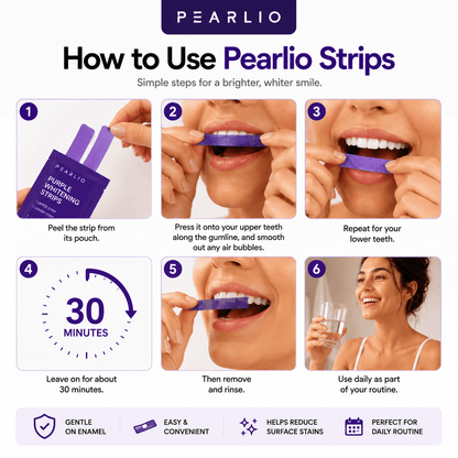 Pearlio Purple Whitening Strips